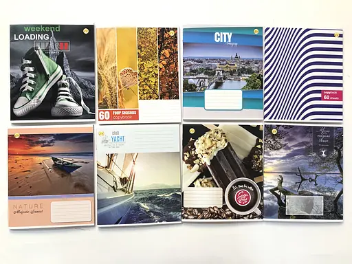 Зошити учнівські 60 аркушів клітинка "Тешка" 10 шт в упаковці