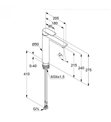 Змішувач для умивальника Kludi Pure&Style DN 15 402960575 - фото 3