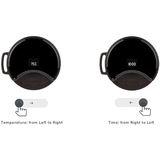 Термос Kiss Kiss Fish Smart Coffee Tumbler S-45WG - фото 5