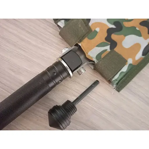 Штыковая лопата складная туристическая стальная пила креса - фото 3