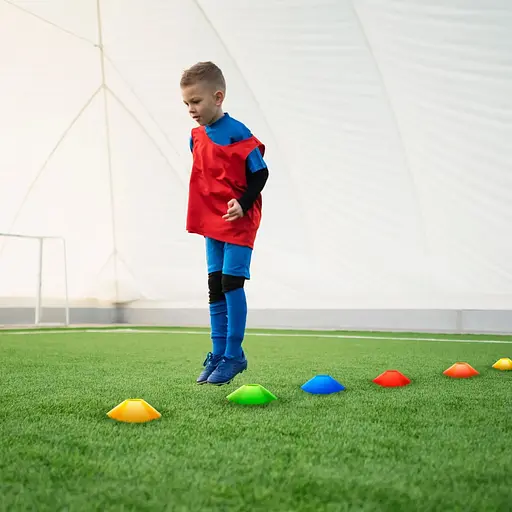 Набір фішок для тренувань Gymtek 18смx5см / 50шт різнокольорові - фото 5