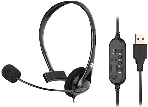 Спеціалізована гарнітура 2E CH11MU Mono USB (2E-CH11MU) - фото 1