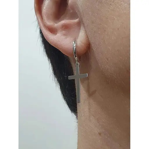 Золота моносережка Tango Хрестик. 470057ШБ - фото 2