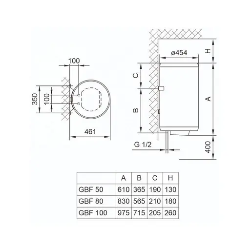 Бойлер TIKI GBF 100/UA (700098) - фото 2