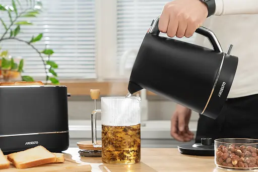 Ardesto Электрочайник 1.7л, Otter, пластик, черный матовый - фото 3