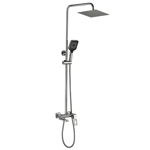 Душова система Globus Lux PIANO GLPN-0099 з верхньою та ручною лійкою для ванної кімнати стильний комплект для душу - фото 4