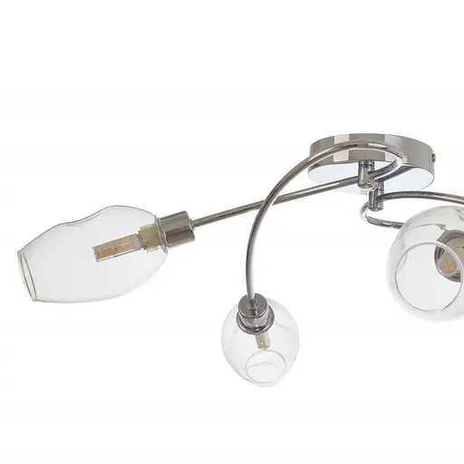 Люстра стельова Brille галогенна в спальню G9 60W CH (LK-659C/4) - фото 5