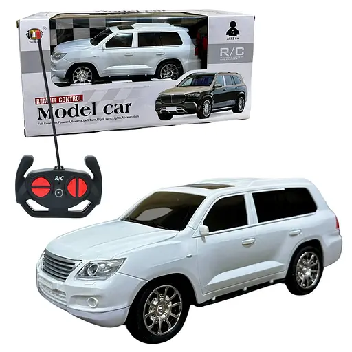 Джип Lexus LX570 на радіокеруванні Білий (7711), масштаб 1:16