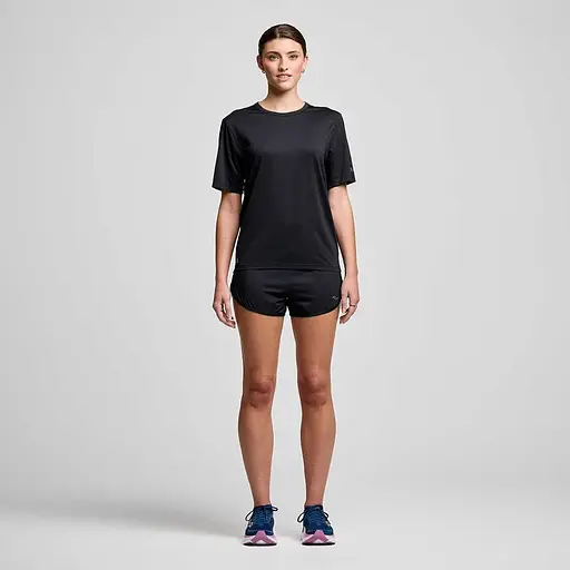 Футболка Saucony W Stopwatch Short Sleeve Black M (1097-SAW800484-BK M) - фото 3