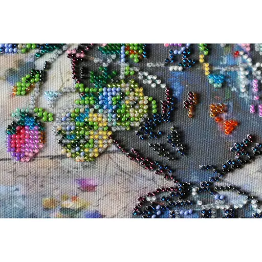 Набор для вышивки бисером "Рано утром" AB-618 30х30 см - фото 4