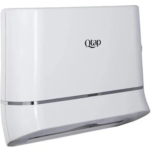 Держатель для бумажных полотенец Qtap Pohodli, 300 мм, White QTDR600WP - фото 1