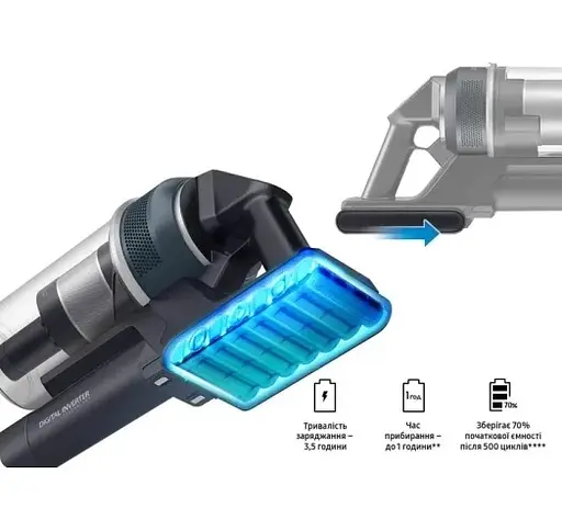 Пылесос аккумуляторный Samsung VS20C8524TB/UK - фото 8