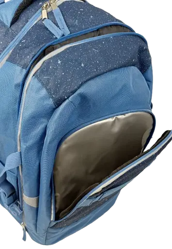 Школьный набор из рюкзака, пенала и сумки для обуви синий LS sum0028851 - фото 9