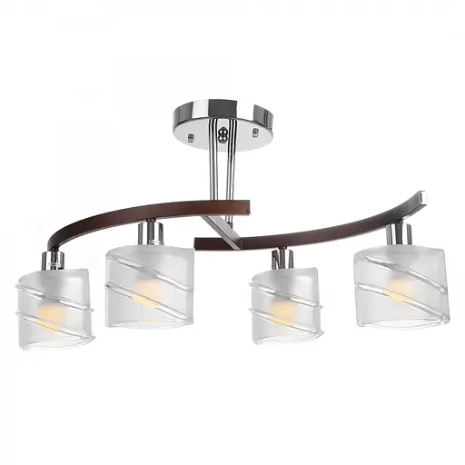 Люстра стельова Brille класична E14 40W BR (BR-591C/4)