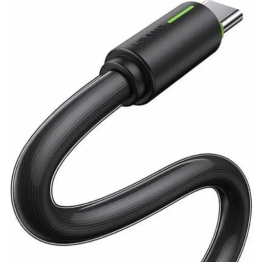 Кабель Usams SJ732 USB-A to USB-C 18W 1m Black (SJ732USB01) [138974] - фото 3