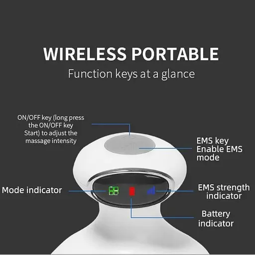 Портативный массажер Mia для головы ST-703 (Белый) - фото 3