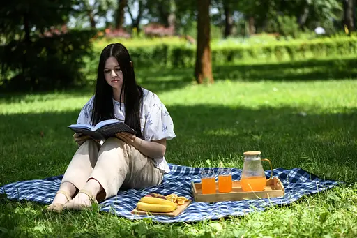 Плед Ardesto Picnic 130х170 см 100% поліестер клітинка синій (ART0916BC) - фото 8