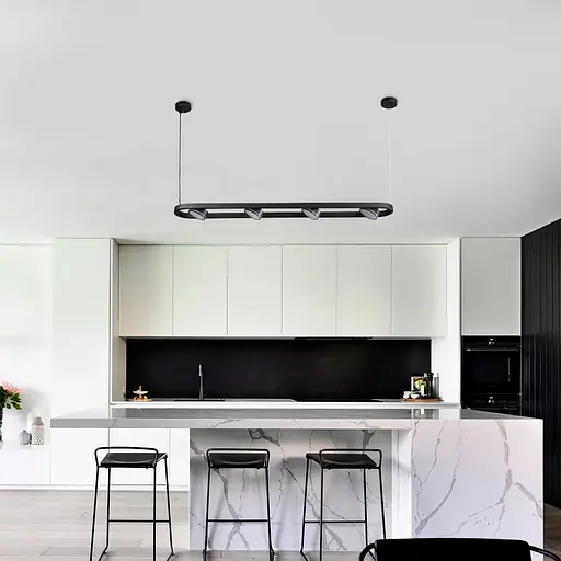 Накладний світильник Ardero ML485-4 під лампу на підвісі чорний - фото 2