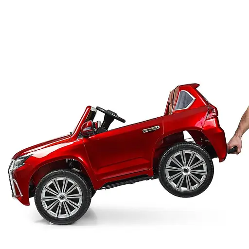 Електромобіль дитячий M 3906EBLRS-3 з MP3 Bluetooth пультом 2 4G та дверима що відкриваються червоний - фото 3