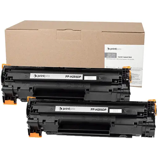 Картридж HP 85A (CE285A), Black, LJ P1102/M1132/M1212/M1214/M1217, 2 x 1600 стор, PrintPro, Dual Pack (PP-H285DP)