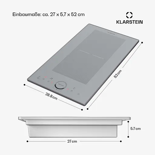 Індукційна варильна поверхня Klarstein Delicatessa Slim (10035197) - фото 6