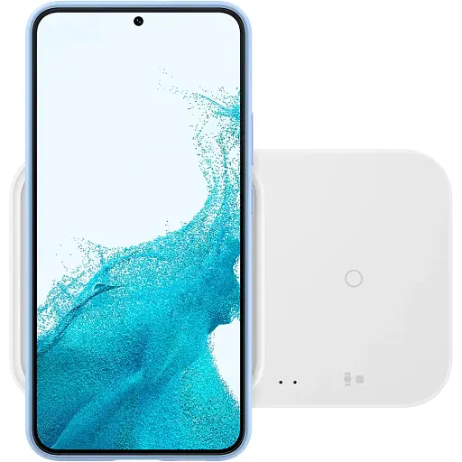 БЗП Samsung 15W Wireless Charger Duo w/o TA (EP-P5400BWEGEU) White UA - фото 5