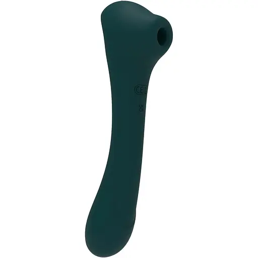 Вакуумний стимулятор клітора з вібрацією Alive New Midnight Quiver зелений