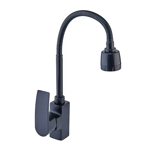 Смеситель для кухни Mixxus Magnum 011 с гибким изливом MI6200 Черный матовый - фото 1