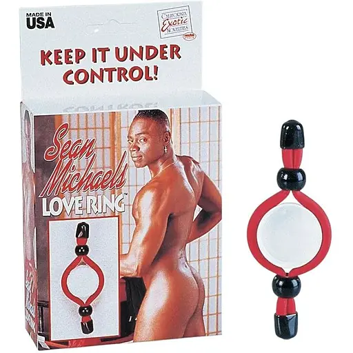 Эрекционное кольцо CalExotics Sean Michaels Love Ring красный