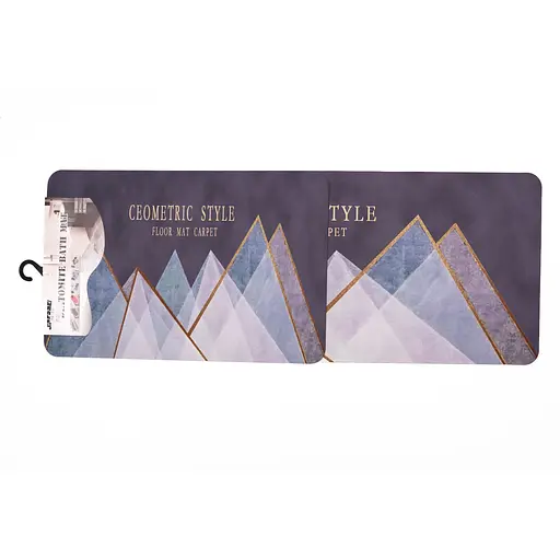 Набір килимків для кухні Yiwu HP-42-13CS geometric style 99х38 см / 57х38 см 2 шт. - фото 4