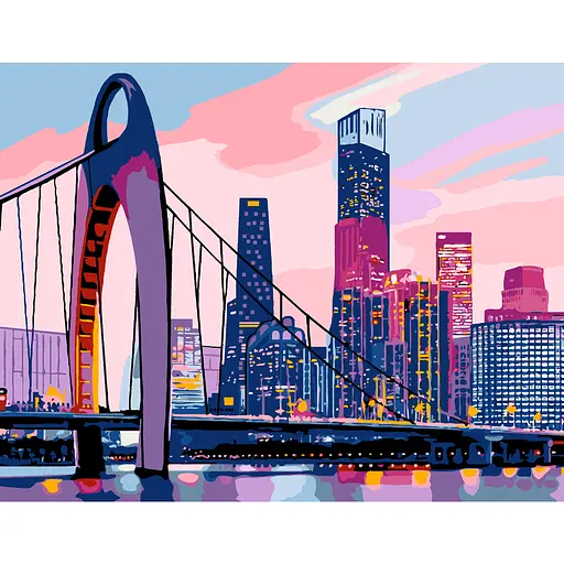 Картина за номерами Rosa Start Big City 35x45 см в коробці