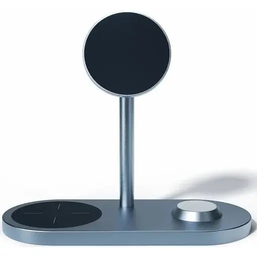 Бездротове зарядне — док-станція для телефона годинника навушників WiWU X23 3 in 1 Power Air - фото 1