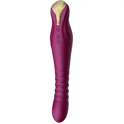 Вібратор Zalo King Vibrating Thruster 30.2 см фіолетовий