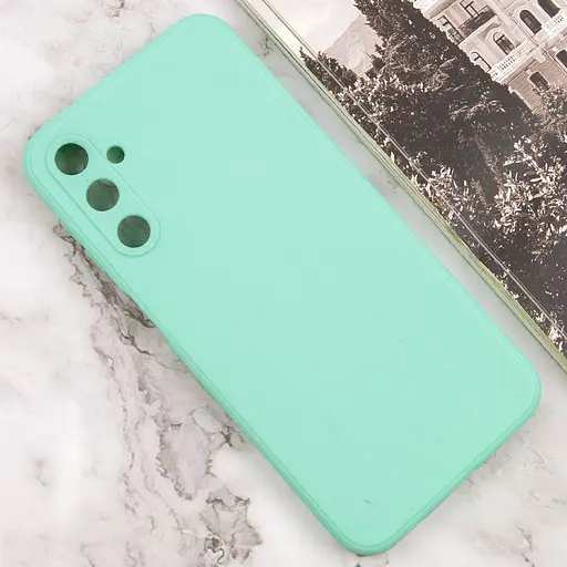 Силіконовий чохол Candy Full Camera для Samsung Galaxy A24 4G Зелений / Menthol - фото 2
