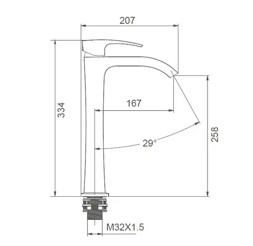 Змішувач для умивальника Gappo G1007-81 - фото 5