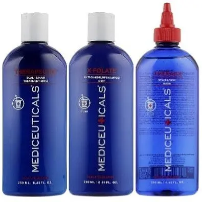 Набор от перхоти (Шампунь X-Folate 250 мл, Кондиционер Therapeutic 250 мл, Очищающий уход TheraRx 250 мл)