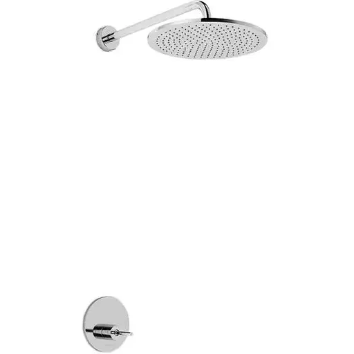 Душова система Kohlman Maxima 30 chrome + BOX прихованого монтажу QW220MR30, Хром - фото 1