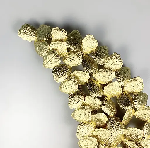 Настенный светильник в форме удлиненного листа Line F цвет корпуса золотой - фото 2