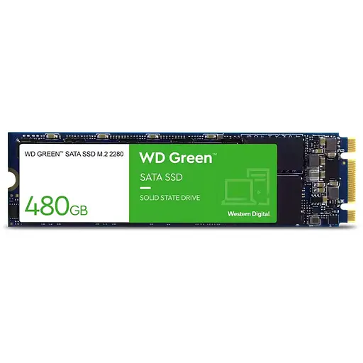 SSD накопитель WD Green 480GB (WDS480G3G0B) [81935]