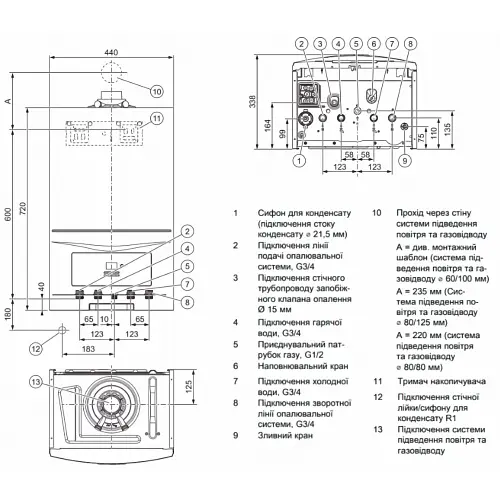 Газовый котел Vaillant ecoTEC pure VUW 286 7-2 - фото 7