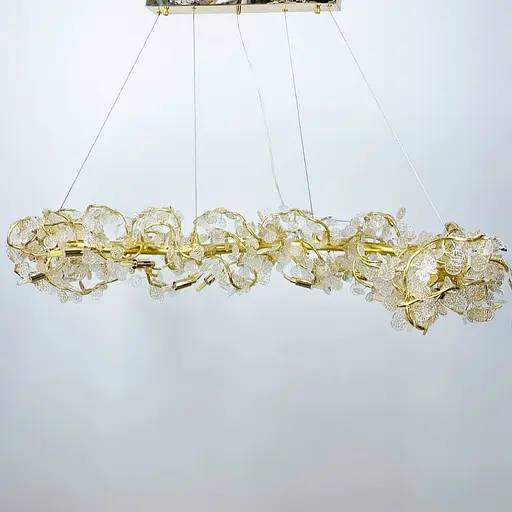 Подвесной удлиненный светильник Calathea | Ст. MD 6009-L1200 GD Line F - фото 4