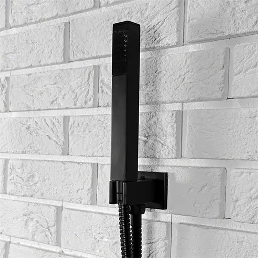 Душова система Rea Sonic black чорний REA-P0369, Чорний матовий - фото 3