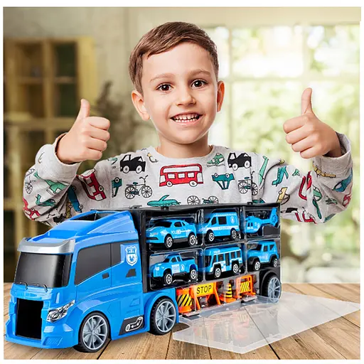 Трейлер поліція, 39 см, 666-08K - фото 2