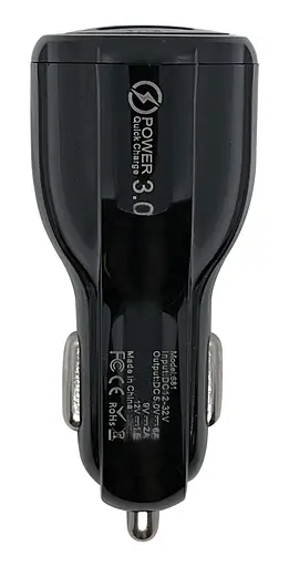 Автомобильное зарядное устройство XON UniLink 2 x QC3.0 Black (CU002A30WB 3418) - фото 6