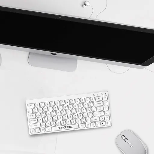 Клавіатура OfficePro SK955 White (128851) - фото 11
