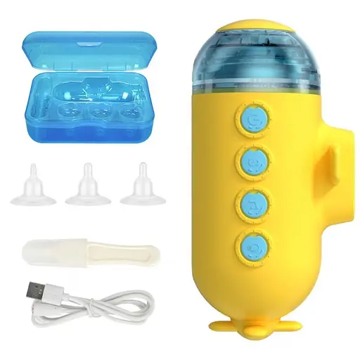 Електронний назальний аспіратор AIMED Baby Submarine колір жовтий - фото 3
