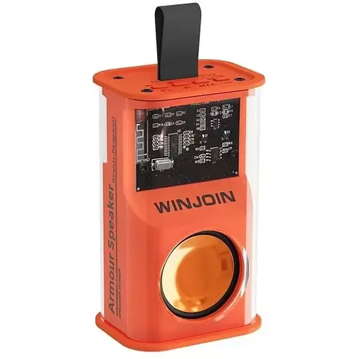 Колонка портативна K08 Transparent Battle Armour bluetooth Speaker - фото 1