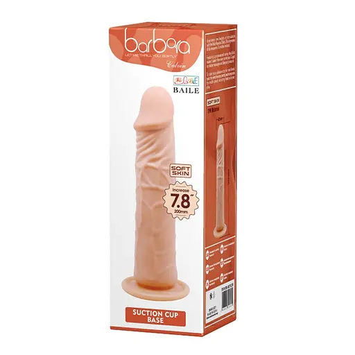 Фалоімітатор Barbara 7.8 '' Calvin Flesh 20 см тілесний - фото 5