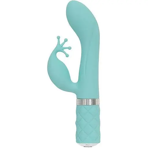 Вібратор кролик Pillow Talk Kinky Teal 21 см зелений