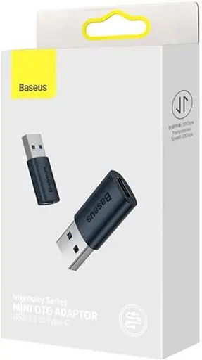 Адаптер Baseus Mini OTG USB 3.1 тато Type-C мама (ZJJQ000103) - фото 2